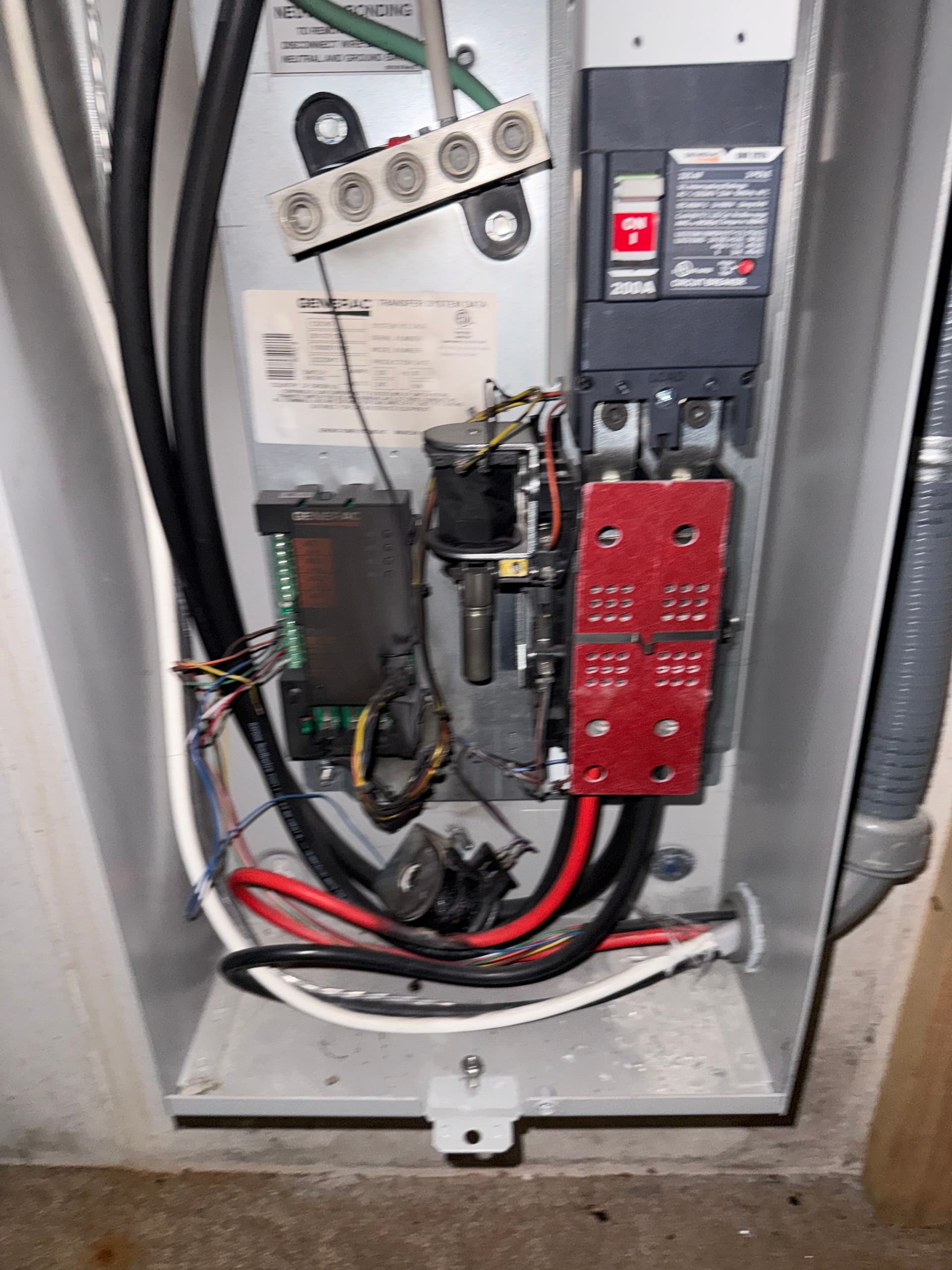 Inside a Generac Transfer Switch Service Call image