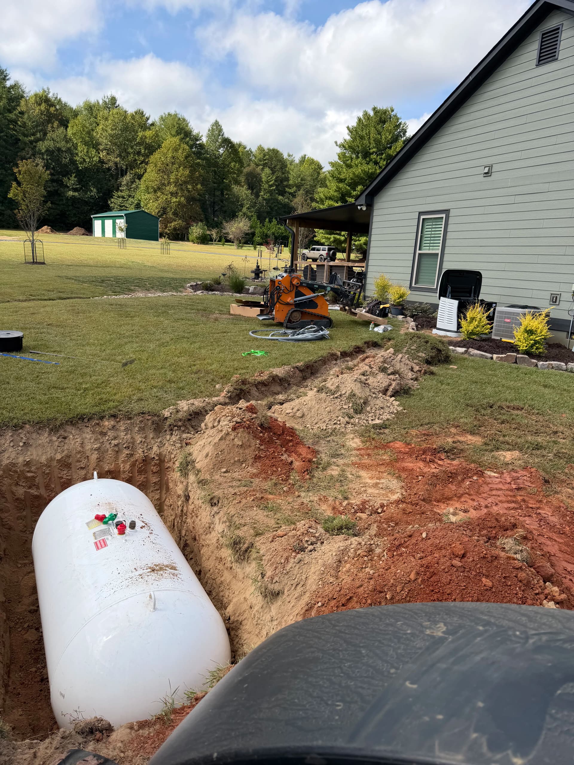 Gallery photos for Standby Generator Install with Buried Propane Tank: Image #1