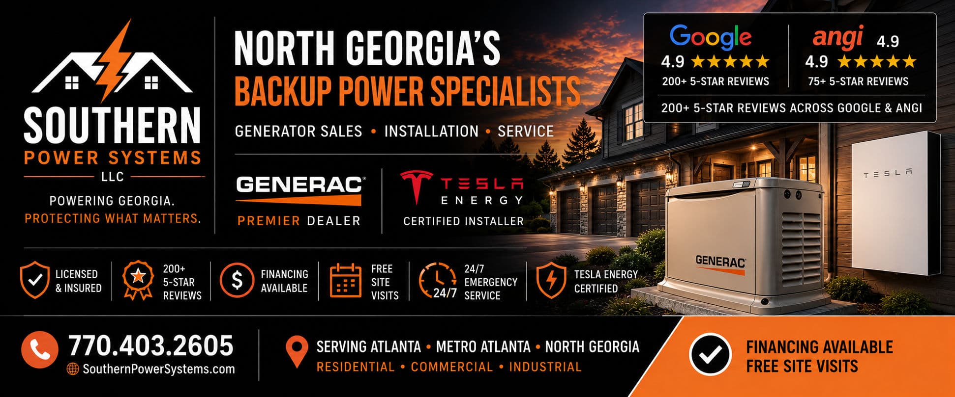Project North Georgia's Backup Power Specialists - Southern Power Systems image