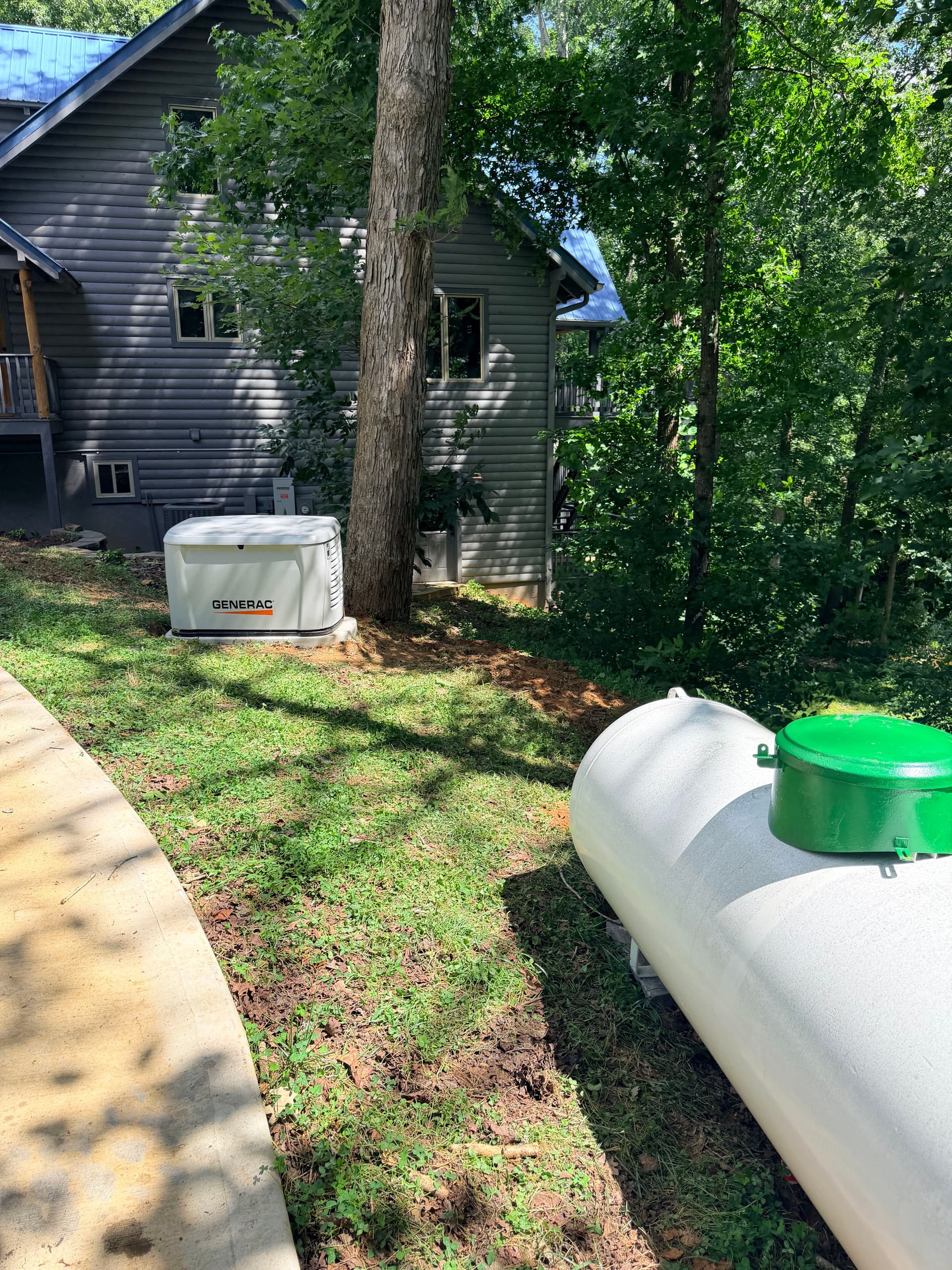 26kW Generac Standby Generator and Propane Setup for a Residential Home image