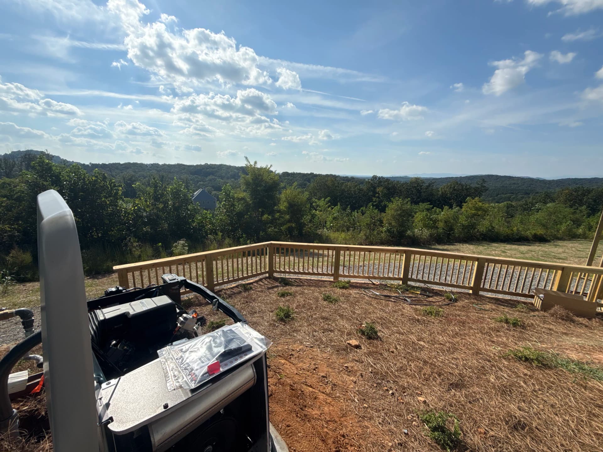 Gallery photos for Standby Generator Install With a View That Doesn't Quit: Image #1