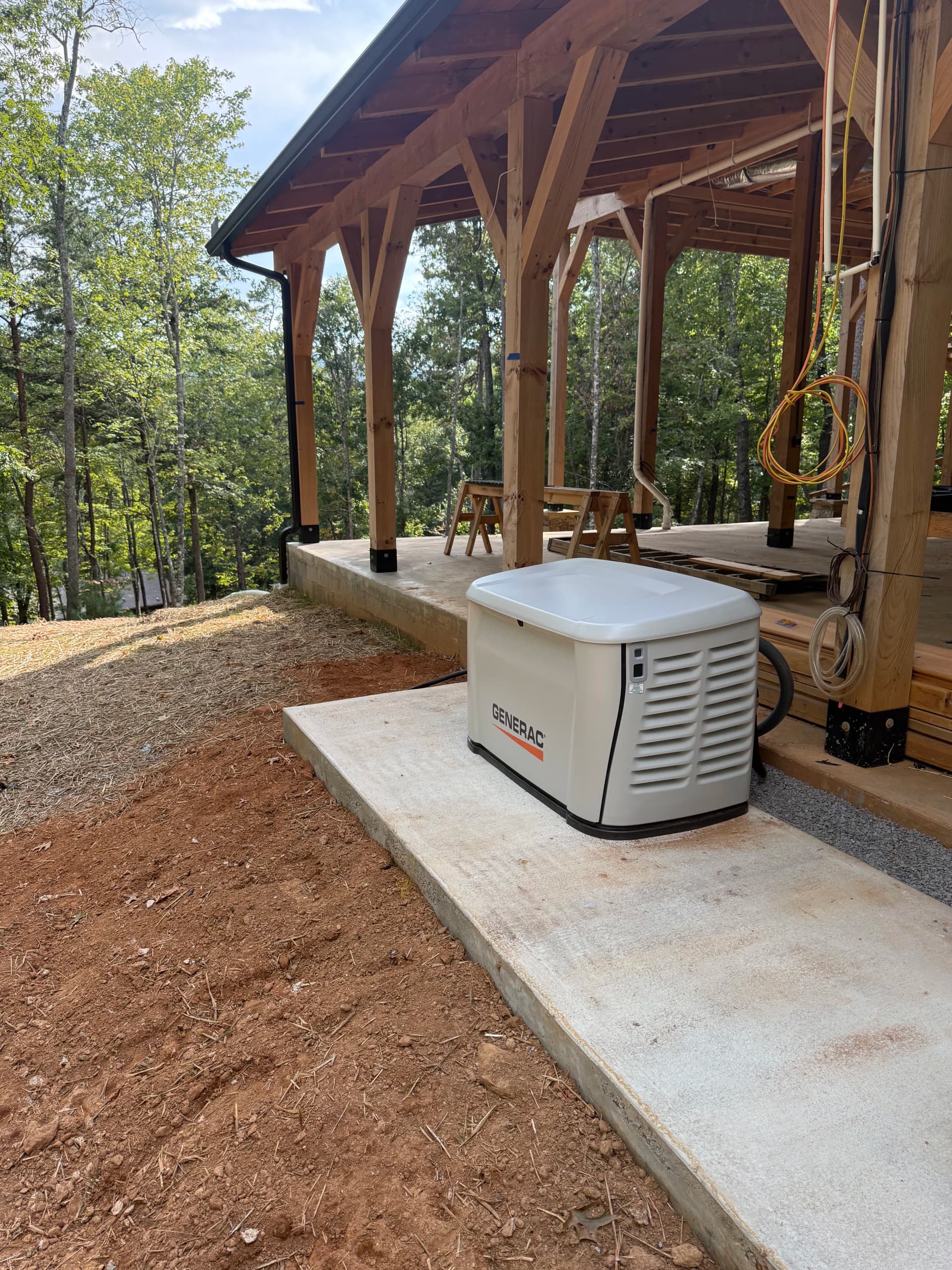 Gallery photos for Generac Generator Installation Blue Ridge Property: Image #1